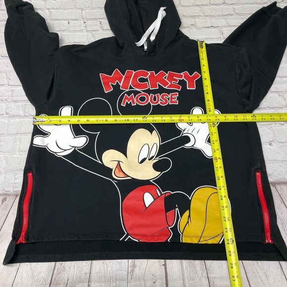 Disney Women Juniors Size XXL 2XL (19) Mickey Mouse Hoodie Sweatshirt M265 -24 - Picture 2 of 15